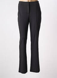 Pantalon flare stretch taille haute noir ICHI femme