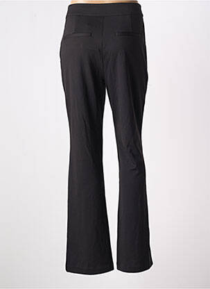 Pantalon flare stretch taille haute noir ICHI femme