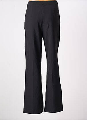 Pantalon flare fermeture zippée sous rabat avec crochet taille haute noir GRACE & MILA femme
