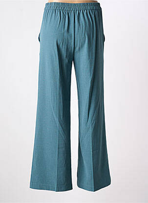 Pantalon flare taille élastique taille haute vert GRACE & MILA femme
