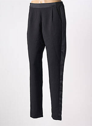 Jegging broderie galons latéraux taille haute noir STUDIO PARISIEN femme