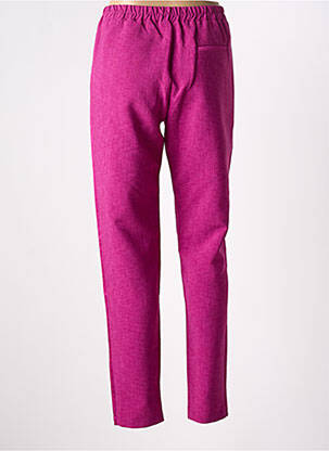 Jegging broderie galons latéraux taille haute violet STUDIO PARISIEN femme
