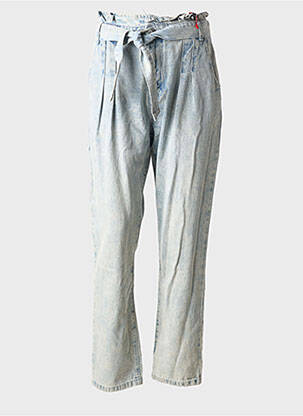 Jeans coupe droite taille haute taille haute bleu LA PETITE ETOILE femme