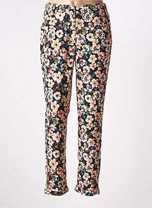 Pantalon slim taille élastique noir VERO MODA femme
