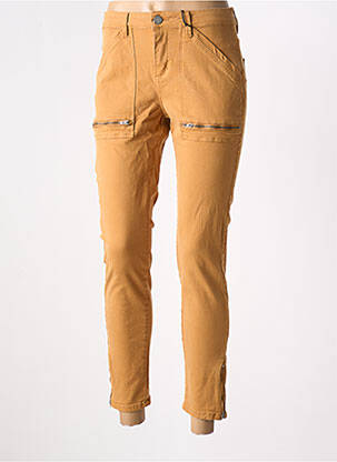 Jeans skinny taille haute taille haute jaune DEELUXE femme