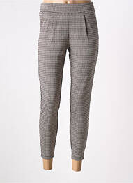 Jegging tissage jersey taille haute beige ICHI femme