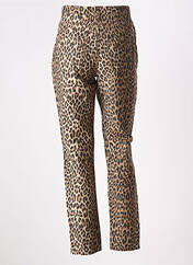 Jeans coupe slim marron PIECES pour femme seconde vue