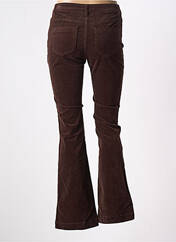 Pantalon flare marron VERO MODA pour femme seconde vue