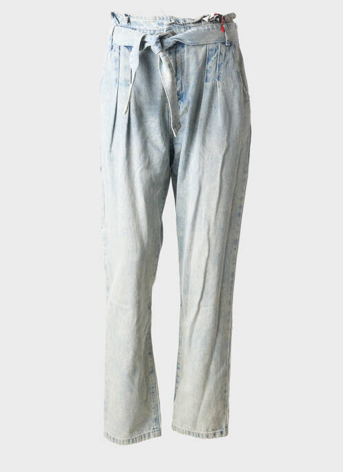 Jeans coupe droite bleu LA PETITE ETOILE pour femme