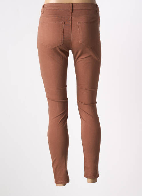 Pantalon 7/8 marron VERO MODA pour femme