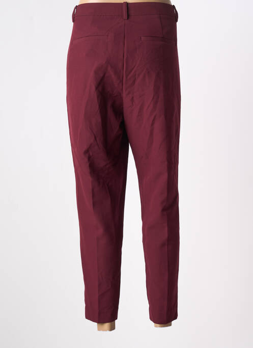 Pantalon 7/8 rouge ICHI pour femme