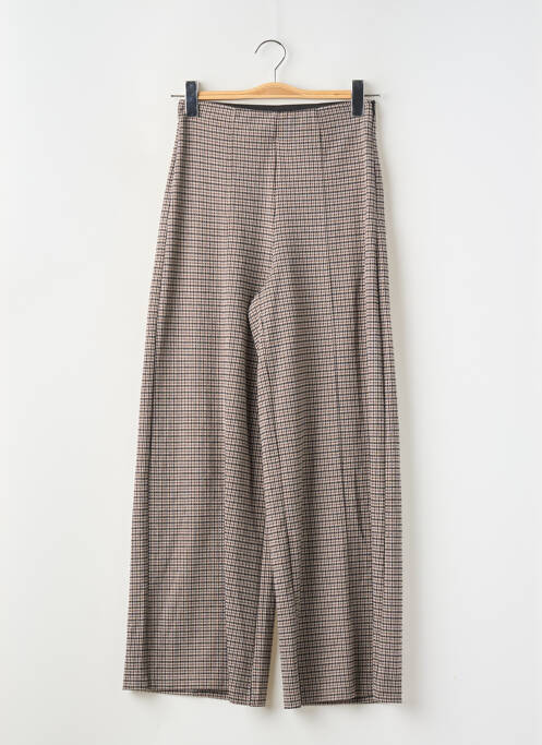 Pantalon large beige ICHI pour femme