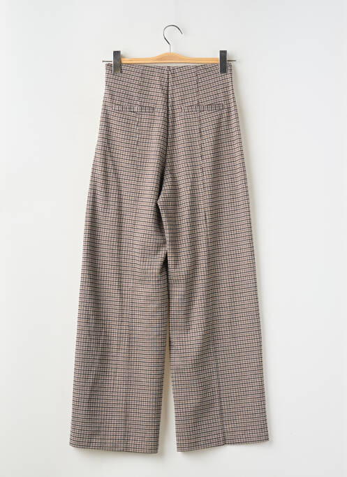 Pantalon large beige ICHI pour femme