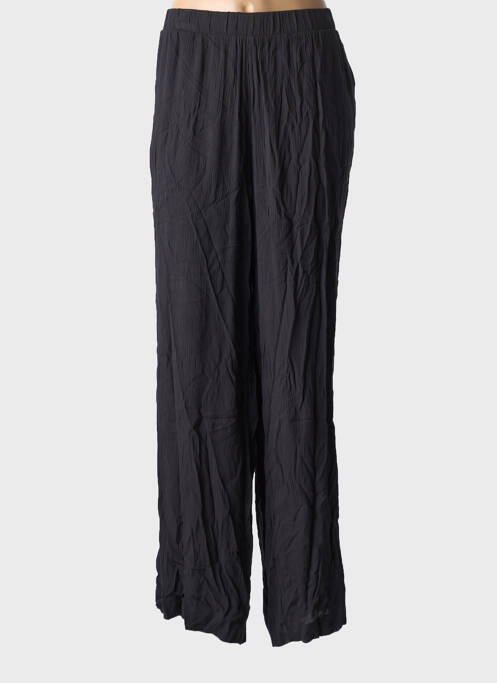 Pantalon large noir ICHI pour femme