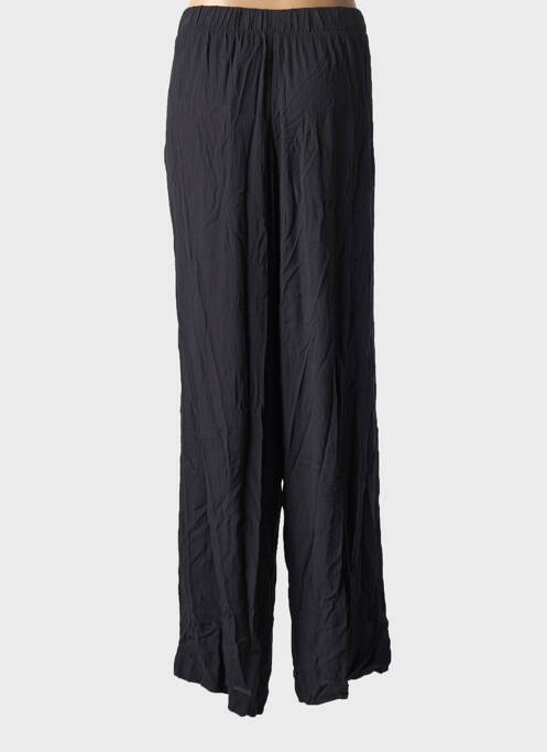 Pantalon large noir ICHI pour femme