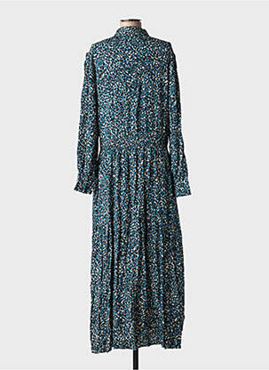Robe longue manches longues manches longues bleu RUE MAZARINE femme