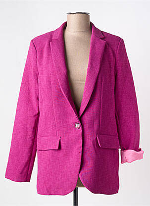Blazer manches longues violet STUDIO PARISIEN femme