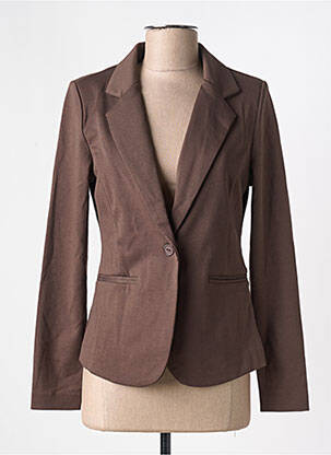 Blazer fausses poches marron ICHI femme