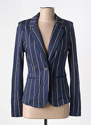 Blazer fausses poches bleu ICHI femme