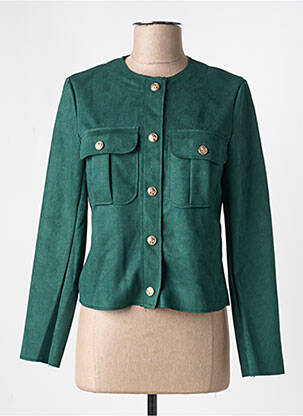 Veste casual col rond vert MOLLY BRACKEN femme