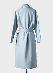 Manteau long bleu ICHI pour femme seconde vue