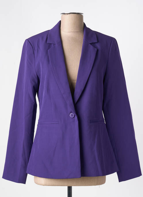Blazer fausses poches violet ICHI femme