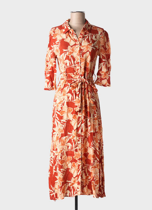 Robe longue marron GRACE & MILA pour femme