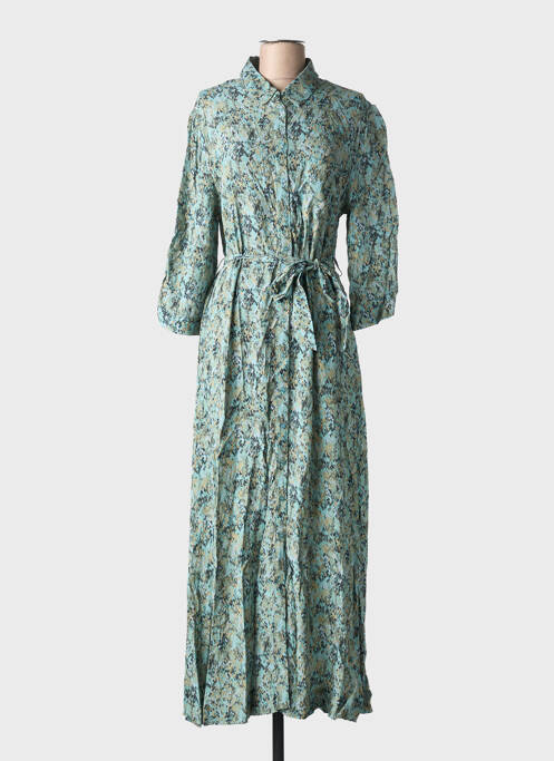 Robe longue vert GRACE & MILA pour femme