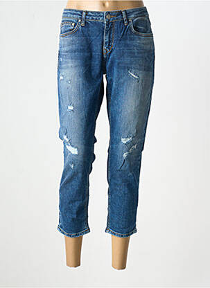 Pantacourt taille normale taille normale bleu LTB femme