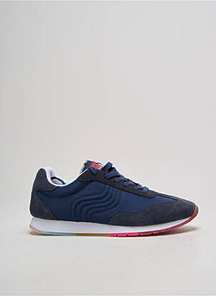 Baskets bout rond talon plat jusqu'à 3cm bleu PAUL SMITH femme