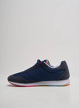 Baskets bout rond talon plat jusqu'à 3cm bleu PAUL SMITH femme