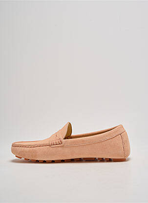 Mocassins nubuck talon plat jusqu'à 3cm orange PAUL SMITH femme