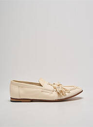 Mocassins chiquet talon plat jusqu'à 3cm beige STURLINI femme