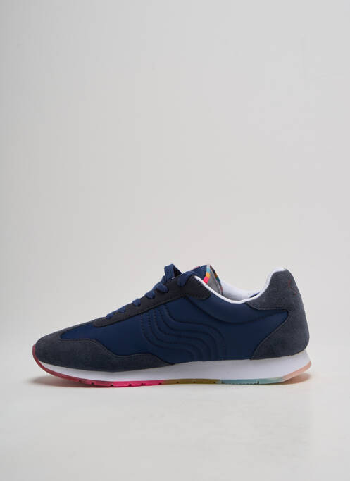 Baskets bout rond talon plat jusqu'à 3cm bleu PAUL SMITH femme
