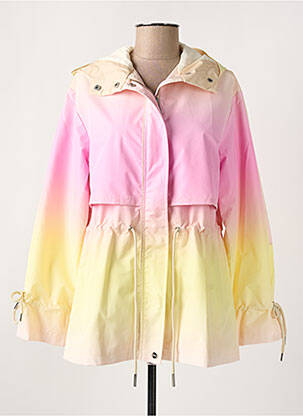 Imperméable poches a capuche jaune MAX & MOI femme
