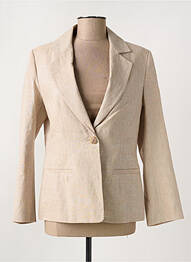 Blazer poignets boutonnés beige MAX & MOI femme