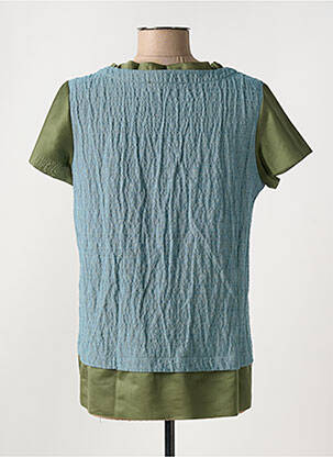 T-shirt coupe cintrée manches courtes bleu RIALTO 48 femme