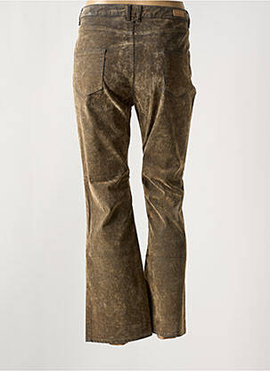Pantalon droit stretch taille normale marron MAYJUNE femme