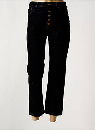 Pantalon 7/8 stretch taille normale noir MAYJUNE femme