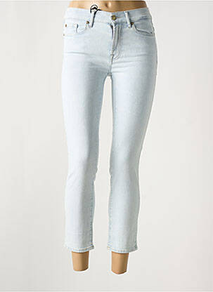 Jeans coupe slim stretch taille normale bleu 7 FOR ALL MANKIND femme