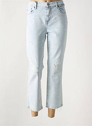 Jeans coupe droite stretch taille normale bleu FOR ALL MANKIND femme