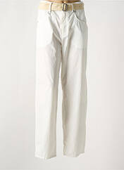 Pantalon droit blanc HIGH pour femme seconde vue