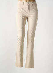 Pantalon slim beige HIGH pour femme seconde vue