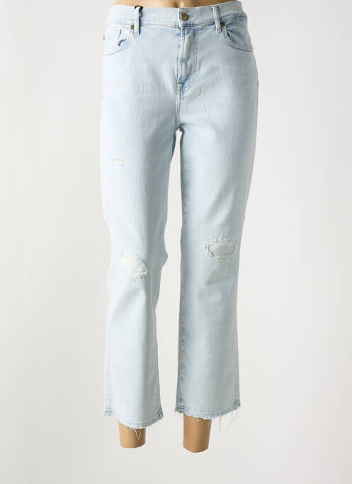 Jeans coupe droite bleu FOR ALL MANKIND pour femme