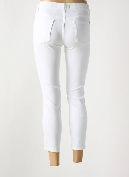 Jeans coupe slim blanc FOR ALL MANKIND pour femme