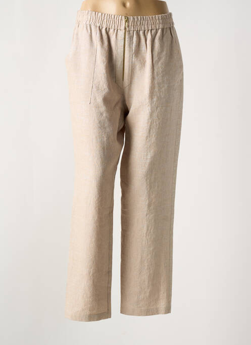 Pantalon droit beige MAX & MOI pour femme