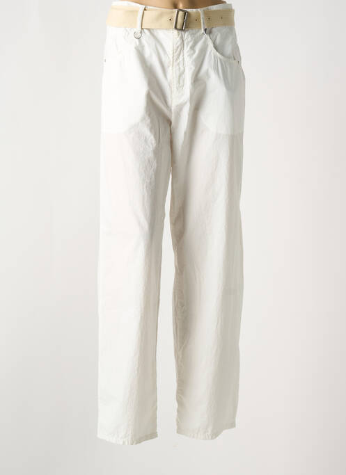 Pantalon droit blanc HIGH pour femme