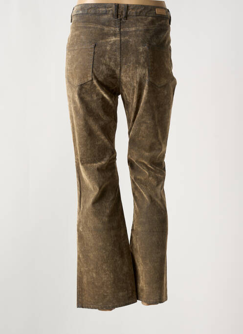 Pantalon droit marron MAYJUNE femme