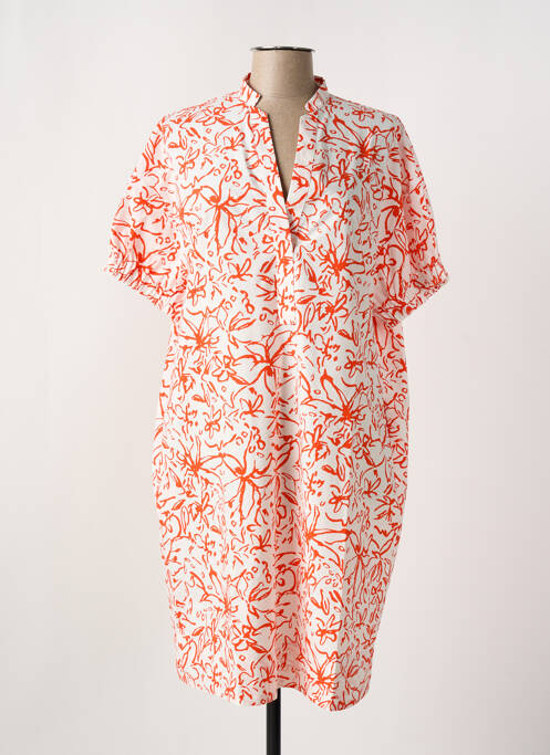 Robe mi-longue blanc ROSSO 35 pour femme