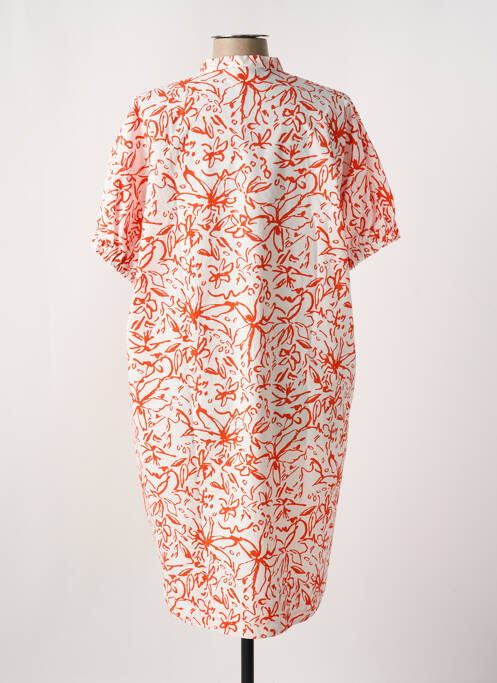 Robe mi-longue blanc ROSSO 35 pour femme